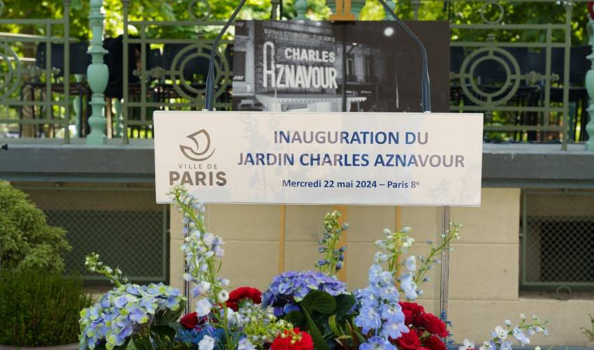 Շառլ Ազնավուրի անվան պուրակը Փարիզում